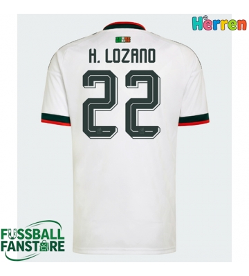 Mexiko Hirving Lozano #22 Replik Auswärtstrikot WM 2026 Kurzarm